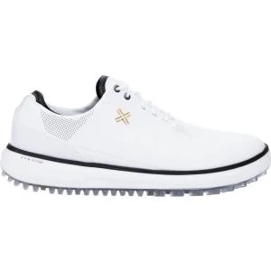 PAYNTR Match Day SC Spikeless Golf Shoes White Lateral Side View
