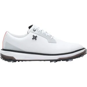 PAYNTR Reserve Classic RS Spiked White Golf Shoes Lateral Side View