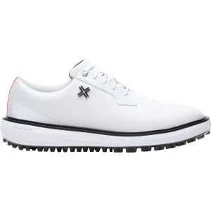 PAYNTR Reserve Classic Spikeless Golf Shoes White/Black/Gray/Blaze Lateral Side