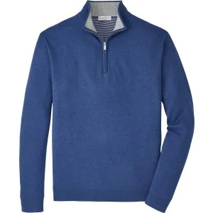 Peter Millar Coolspun Lite Cotton Quarter-Zip Pullover Golf Sweater