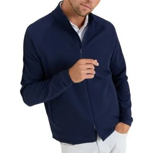 Peter Millar Cradle Pique Performance Full Zip Golf Jacket