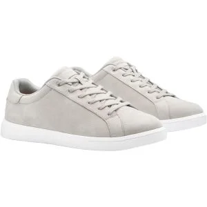 Peter Millar Drift Classic Nubuck Sneakers Pearl Grey Pair