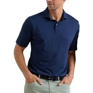 Peter Millar Excursionist Flex Herringbone Knit Golf Polo