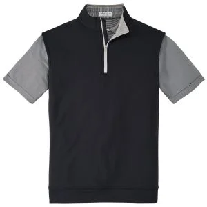 Peter Millar Galway Stretch Loop Terry Quarter-Zip Golf Vest