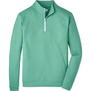 Peter Millar Perth Melange Performance Quarter Zip Golf Pullover
