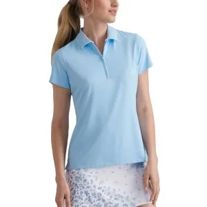 Peter Millar Women's Keswick Zip Neck Golf Polo