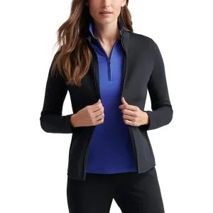 Peter Millar Womens Lumi-Knit Midweight Full-Zip Golf Jacket