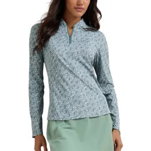 Peter Millar Women's Shadebreak On The Green Lightweight Long Sleeve Golf Sun Shirt