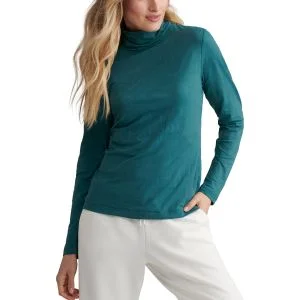 Peter Millar Women's Stratus Baselayer Performance Turtleneck Long Sleeve Golf Top