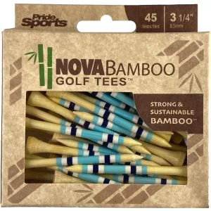 Pride Sports Nova Bamboo 3 1/4" Golf Tees 45 Pack