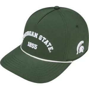 Pukka Michigan State Spartans Raised Embroidery Rope Golf Hat