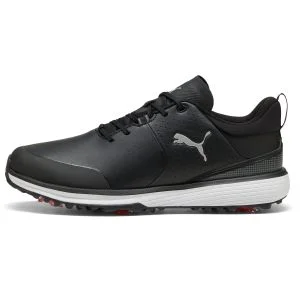 PUMA FUSION GRIP ST Golf Shoes Puma Black/Puma Silver Lateral Side View