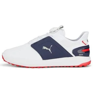 PUMA IGNITE Elevate Disc Golf Shoes PUMA White/PUMA Silver/PUMA Navy Hero