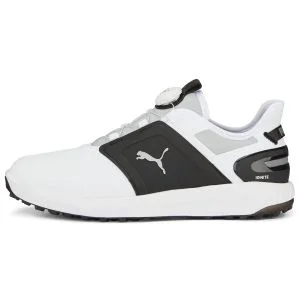 PUMA IGNITE Elevate Disc Golf Shoes PUMA White/PUMA Black/Metallic Silver