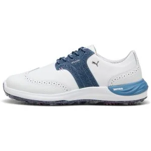 PUMA Limited Edition PHANTOMCAT NITRO Fair Isle Golf Shoes Puma White/Blue Horizon