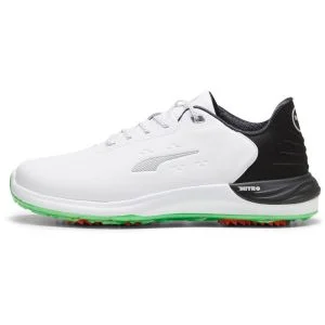 PUMA PHANTOMCAT NITRO Golf Shoes Puma White/Puma Black/Fluro Green