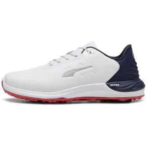 PUMA PHANTOMCAT NITRO Golf Shoes Puma White/Deep Navy/For All Time Red