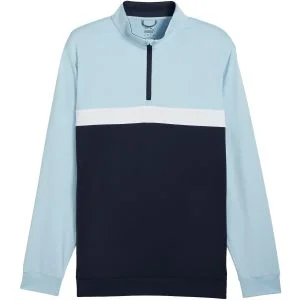PUMA Pure Colorblock Quarter Zip Golf Pullover