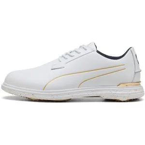 PUMA ROYALE Players Golf Shoes Puma White/Deep Navy/Old Gold