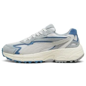 PUMA Teveris G Spikeless Golf Shoes Blue Horizon/Feather Gray/Warm White