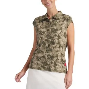 PUMA Volition Womens CLOUDSPUN Camo Golf Polo