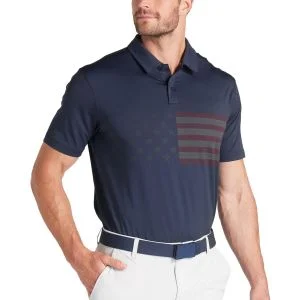 PUMA Volition Flag Stripe Golf Polo - ON SALE