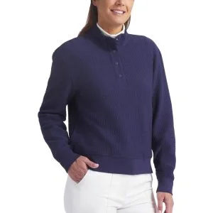 PUMA Womens Boulder Half Snap Golf Pullover