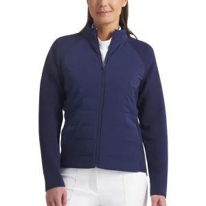 PUMA Womens CLOUDSPUN Fleece Hybrid Golf Jacket