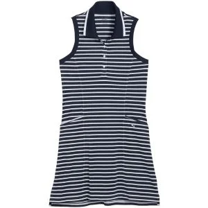 PUMA Womens Everyday Stripe Pique Sleeveless Golf Dress