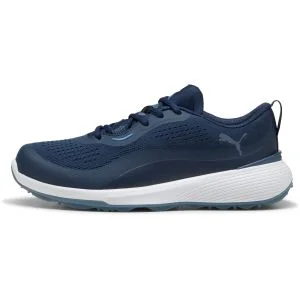 PUMA Women's Gruve Sport Golf Shoes Club Navy/Deep Navy Lateral Side View