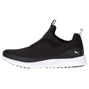 Puma Womens Laguna Fusion Slip On Golf Shoes Black/White