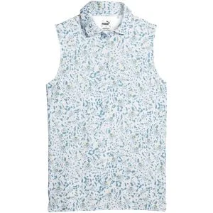 PUMA Womens MATTR Mariposa Sleeveless Golf Polo - ON SALE