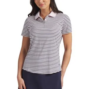 PUMA Women's Stacy YD Stripe Golf Polo