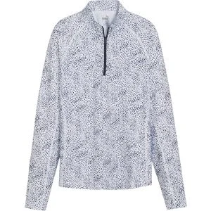 PUMA Womens YouV Microdot 1/4 Zip Golf Pullover