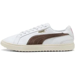 2025 PUMA x AP Classic G Spikeless Golf Shoes Puma White/Flat Bronze/Pale