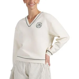 PUMA x AP Womens CLOUDSPUN Fleece V-Neck Golf Sweatshirt