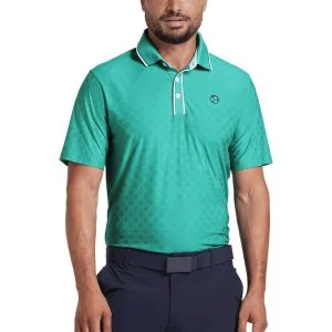 PUMA x AP Tipped Jacquard Golf Polo - Arnold Palmer Collection