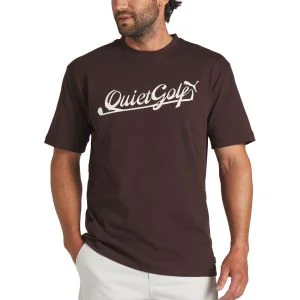 PUMA x Quiet Golf Club Script Graphic Golf T-Shirt