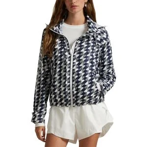 RLX Ralph Lauren Women's Graphic Hooded Golf Rain Jacket