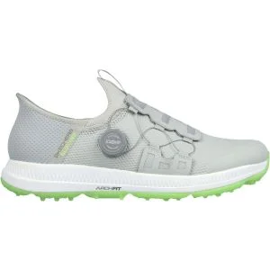 Skechers GO GOLF Elite 5 Slip In Golf Shoes Gray/Lime