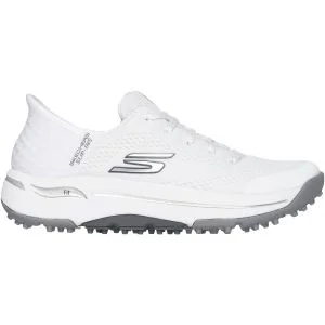 Skechers Women's Slip-ins GO GOLF Arch Fit Line Up Golf Shoes White Lateral Side