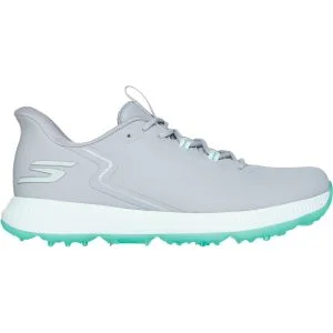 Skechers Women's Slip-Ins GO GOLF Elite 6 Gray/Mint Golf Shoes
