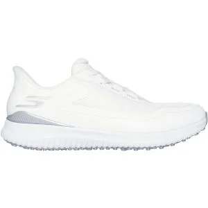 Skechers Women's Slip-ins GO GOLF Flight White/Silver Golf Shoes
