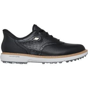 Skechers Women's Slip-Ins GO GOLF Prestige SL Golf Shoes Black/Gold Lateral Side