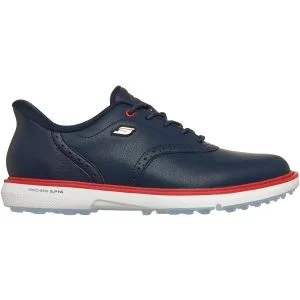 Skechers Women's Slip-Ins GO GOLF Prestige SL Golf Shoes Navy/Red Lateral Side