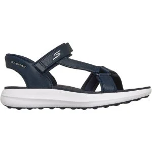Skechers Women's Slip-ins GO GOLF Navy Sandals Lateral View