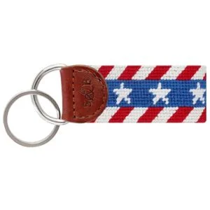 Smathers And Branson Needlepoint Key Fob