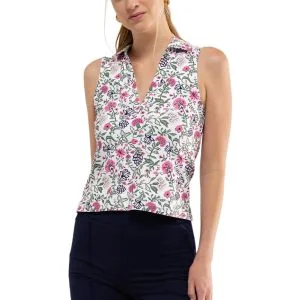 Smith & Quinn Women's Bryce Sleeveless Golf Polo