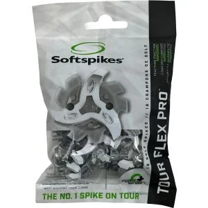 Softspikes Tour Flex Pro Fast Twist 3.0 Golf Spikes White