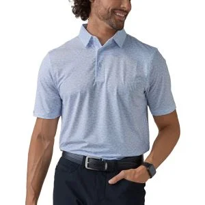 Straight Down Bamboo Forest Golf Polo